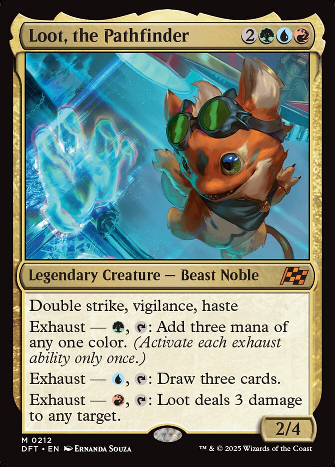 Pool Deck Types Loot, the Pathfinder — Affinity - Deck by Mana Pool Deckbuilder