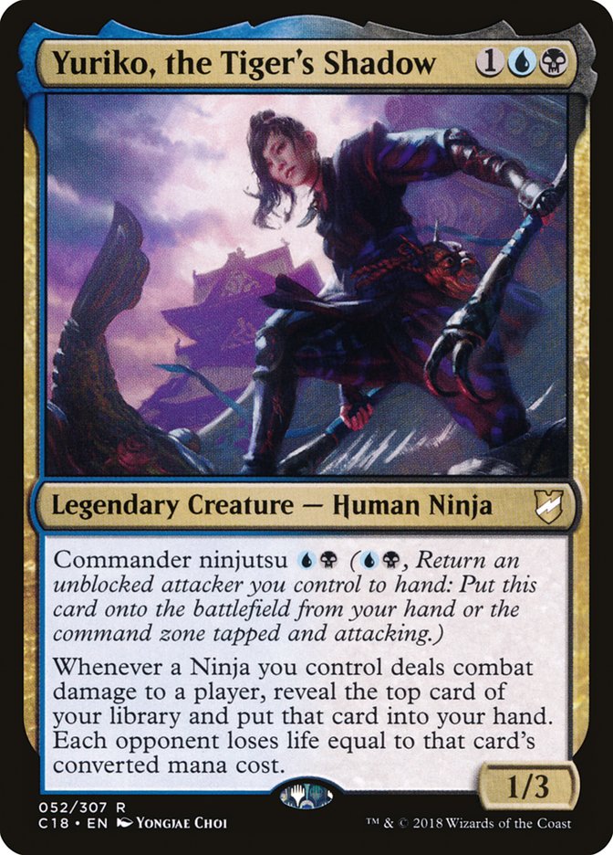 Pool Deck Types Yuriko, the Tiger's Shadow — Ninjutsu - Deck by Mana Pool Deckbuilder
