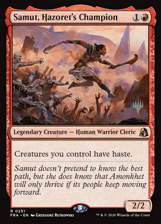 Samut, Hazoret's Champion
