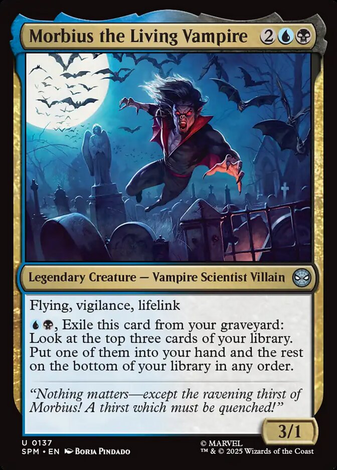 Pool Deck Types Morbius the Living Vampire — Spellslinger - Deck by Mana Pool Deckbuilder