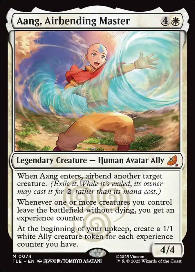Pool Deck Types Aang, Airbending Master — Lifegain - Deck by Mana Pool Deckbuilder
