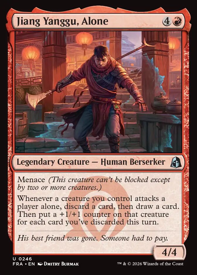 Pool Deck Types Jiang Yanggu, Alone — Burn - Deck by Mana Pool Deckbuilder