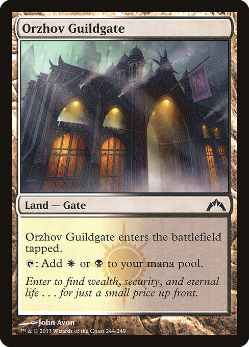 Orzhov Guildgate - Gatecrash