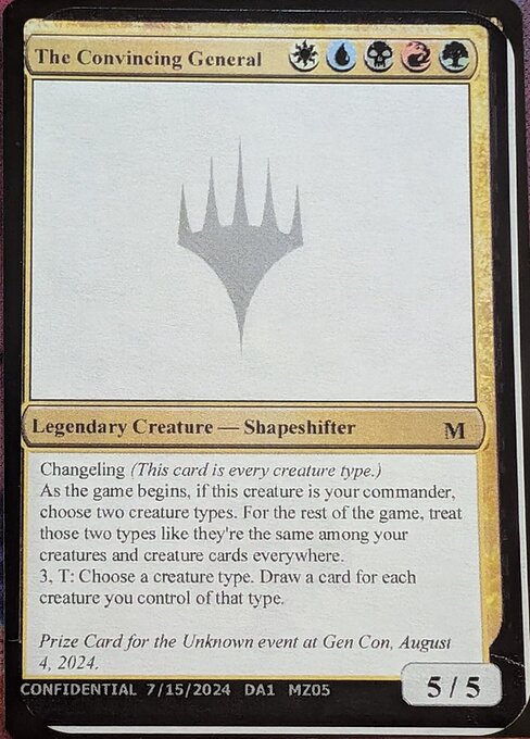 The Convincing General - Unknown Event