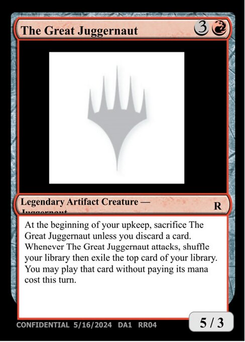The Great Juggernaut - Unknown Event