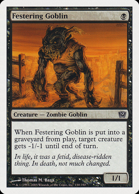 Festering Goblin - Ninth Edition