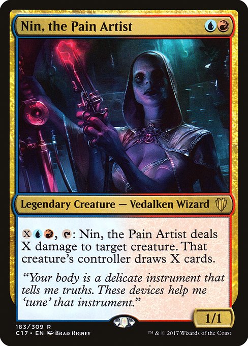 Nin, the Pain Artist - Commander 2017