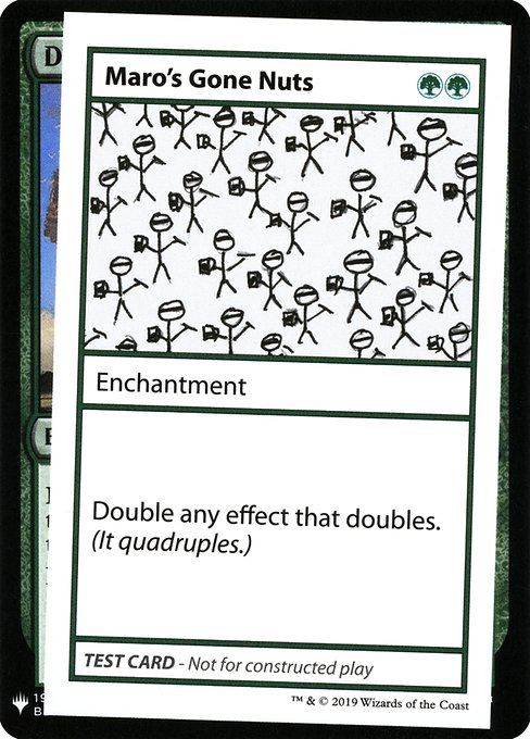 Maro's Gone Nuts - Mystery Booster Playtest Cards 2019