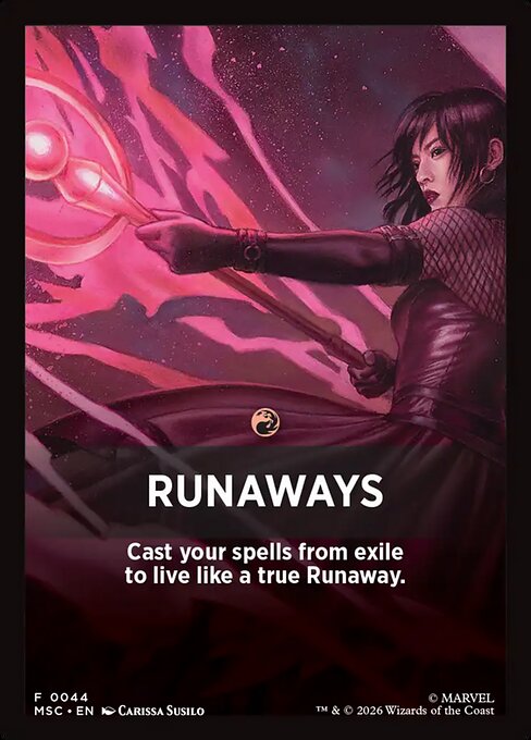 Runaways - Marvel Super Heroes Jumpstart Front Cards