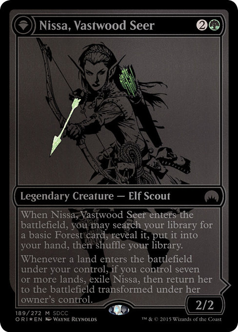 Nissa, Vastwood Seer // Nissa, Sage Animist - San Diego Comic-Con 2015