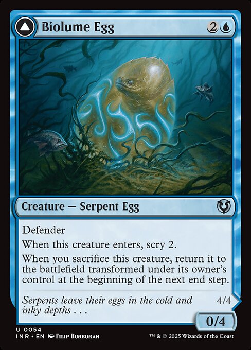 Biolume Egg // Biolume Serpent - Innistrad Remastered