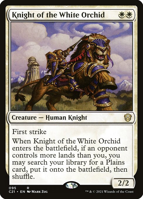 Knight of the White Orchid - Commander 2021