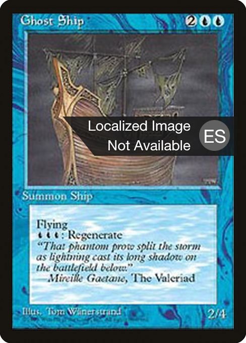 Barco fantasma (Ghost Ship) - Fourth Edition Foreign Black Border