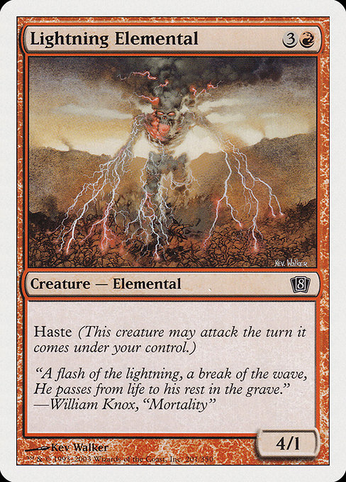 Lightning Elemental - Eighth Edition
