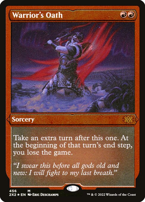 Warrior's Oath - Double Masters 2022 - Etched Foil