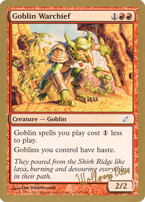 Goblin Warchief - World Championship Decks 2003
