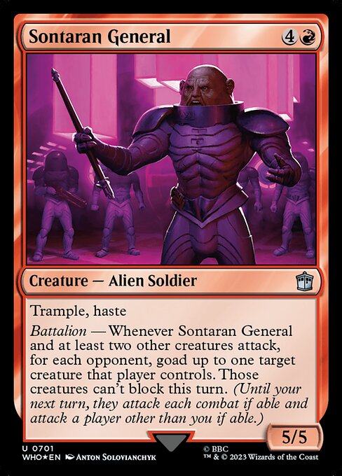 Sontaran General - Doctor Who - Surge Foil