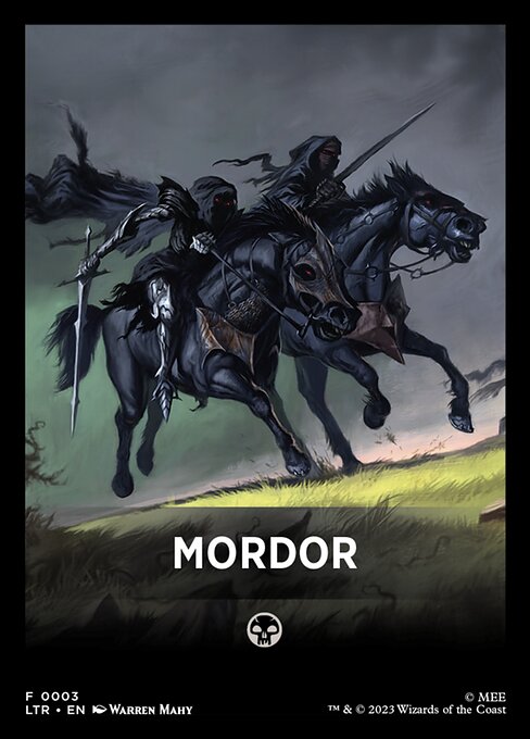 Mordor - Tales of Middle-earth Front Cards