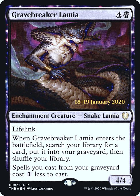 Gravebreaker Lamia - Theros Beyond Death Promos - Promo Foil