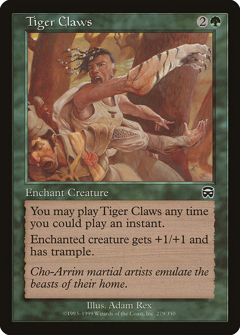 Tiger Claws - Mercadian Masques