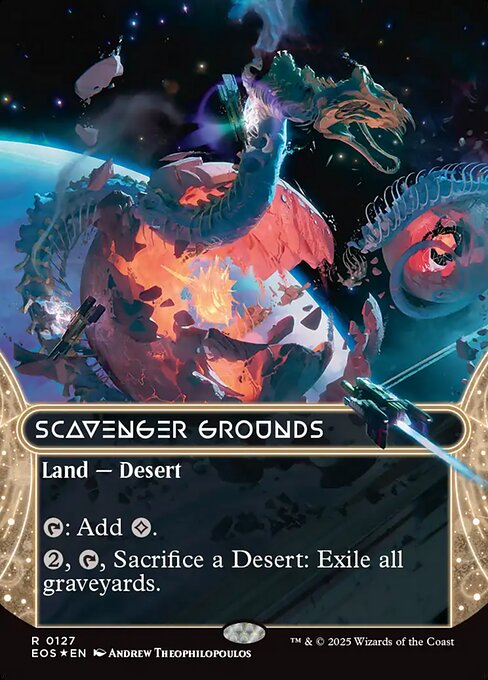 Scavenger Grounds - Edge of Eternities: Stellar Sights - Galaxy Foil, Borderless