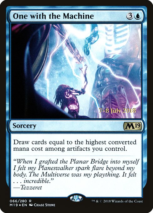 One with the Machine - Core Set 2019 Promos