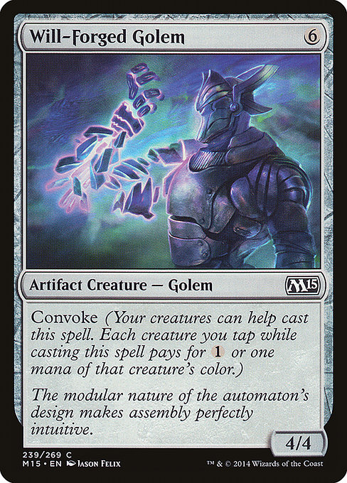 Will-Forged Golem - Magic 2015