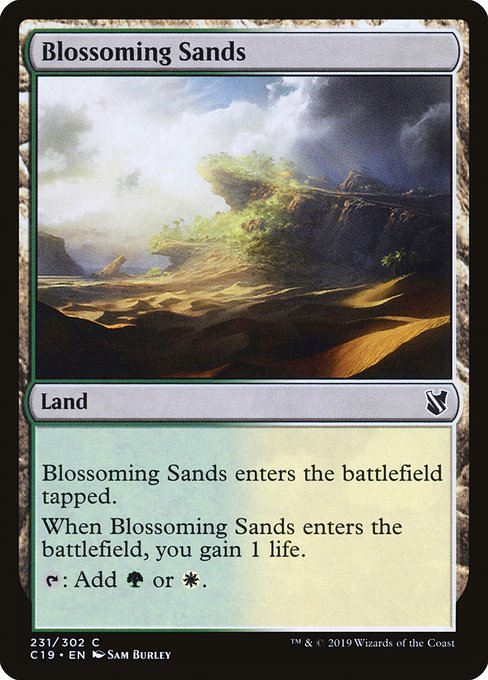 Blossoming Sands - Commander 2019