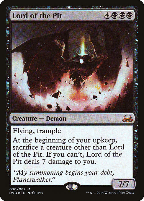 Lord of the Pit - Duel Decks Anthology: Divine vs. Demonic - Promo Foil