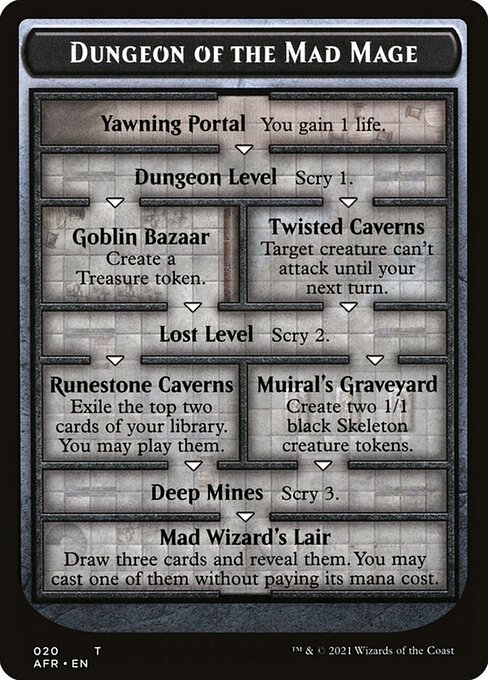 Dungeon of the Mad Mage - Forgotten Realms Oversized Cards