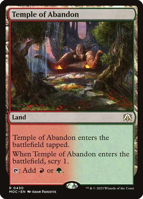 Temple of Abandon - March of the Machine Commander