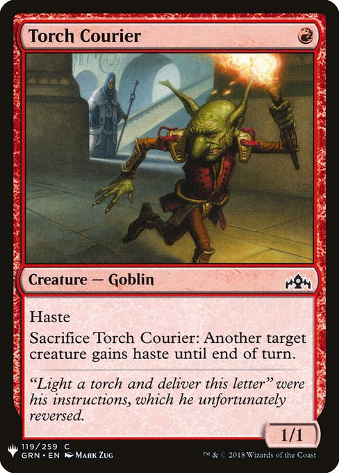 Torch Courier - The List