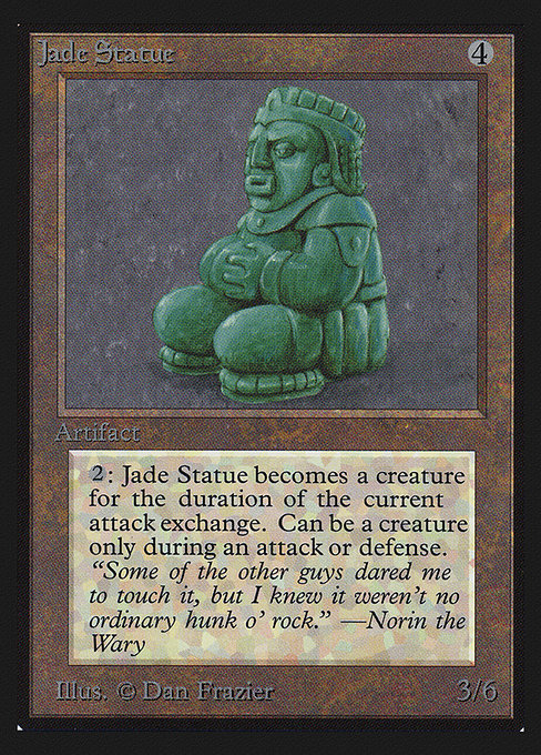 Jade Statue - Intl. Collectors' Edition