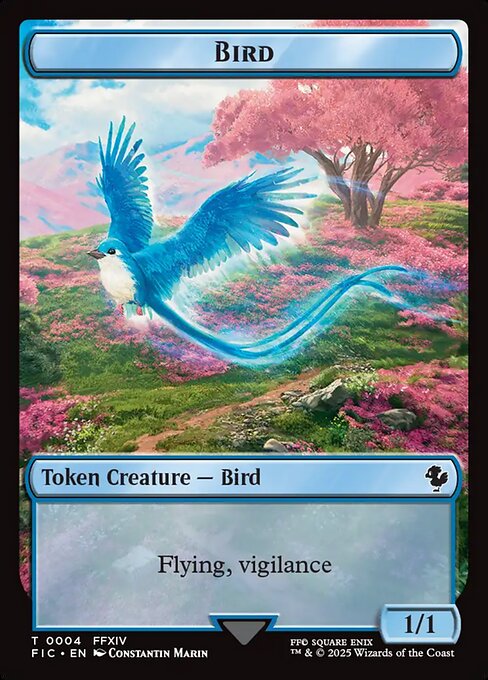 Bird - Final Fantasy Commander Tokens - Surge Foil