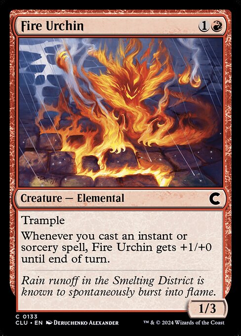 Fire Urchin - Ravnica: Clue Edition