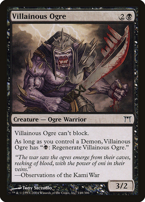 Villainous Ogre - Champions of Kamigawa