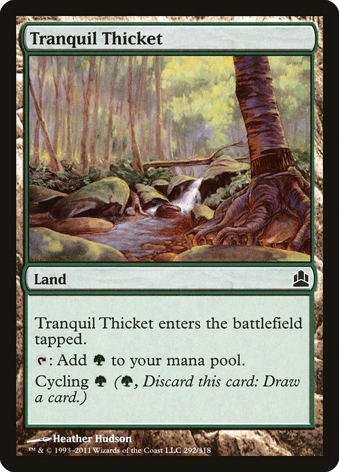 Tranquil Thicket - Commander 2011