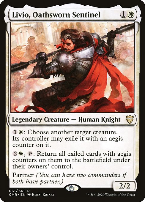 Livio, Oathsworn Sentinel - Commander Legends