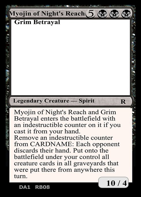 Myojin of Night's Reach and Grim Betrayal - Unknown Event