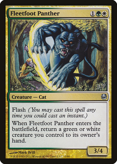 Fleetfoot Panther - Duel Decks: Ajani vs. Nicol Bolas