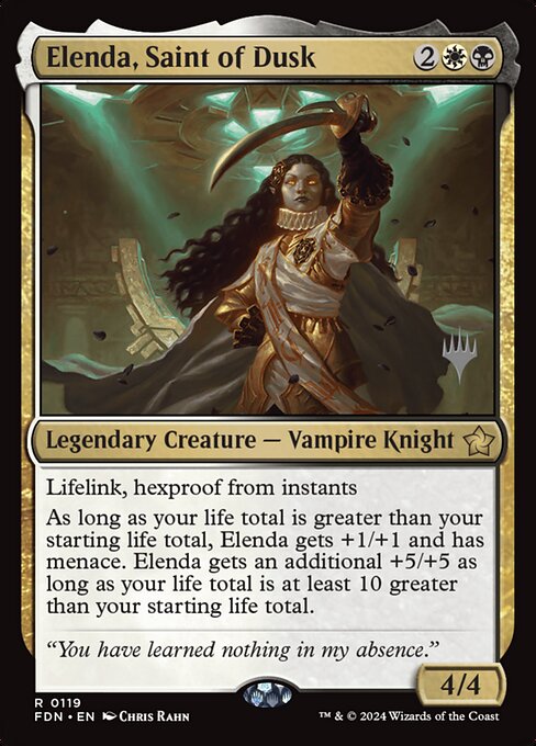 Elenda, Saint of Dusk - Foundations Promos