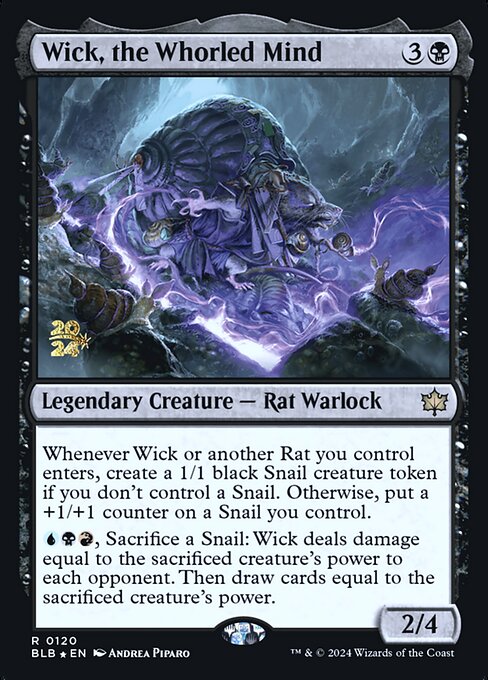 Wick, the Whorled Mind - Bloomburrow Promos - Promo Foil