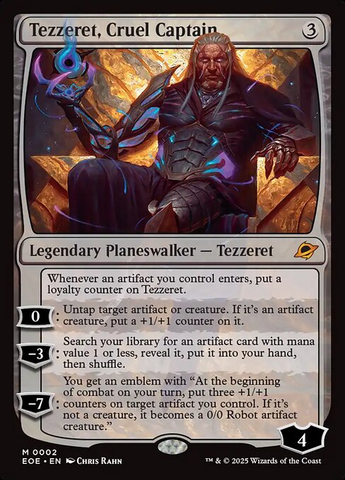 Tezzeret, Cruel Captain - Edge of Eternities