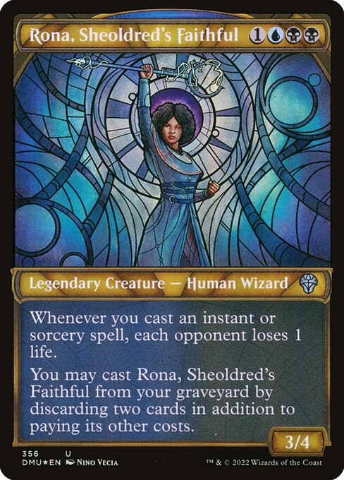 Rona, Sheoldred's Faithful - Dominaria United - Textured Foil