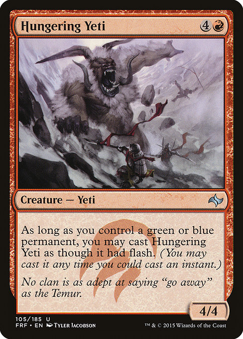 Hungering Yeti - Fate Reforged