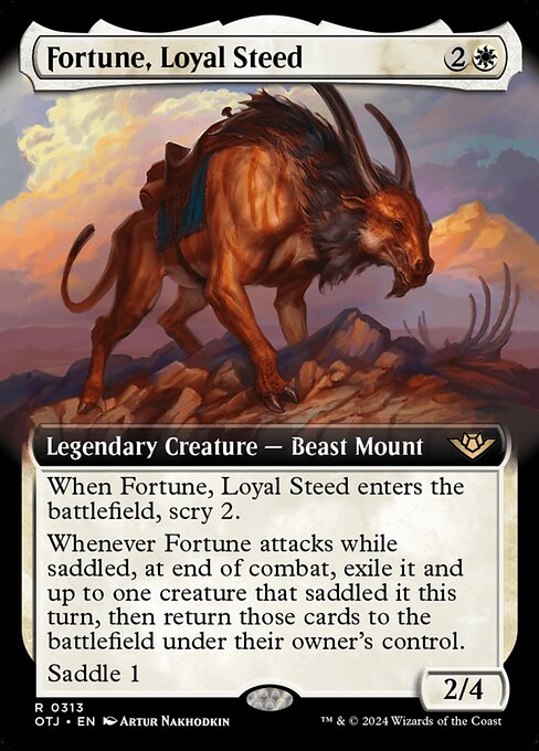Fortune, Loyal Steed - Outlaws of Thunder Junction - Extended Art