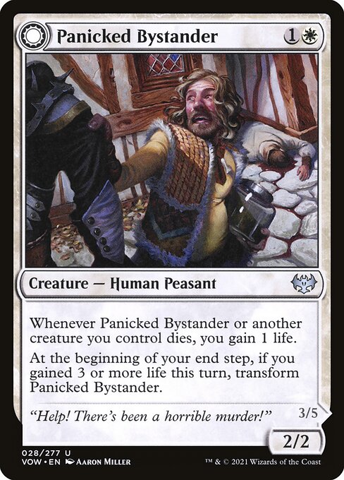 Panicked Bystander // Cackling Culprit - Innistrad: Crimson Vow