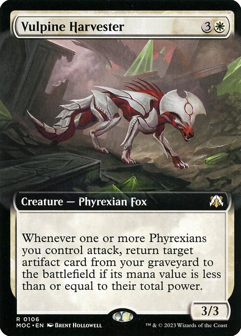 Vulpine Harvester - March of the Machine Commander - Extended Art