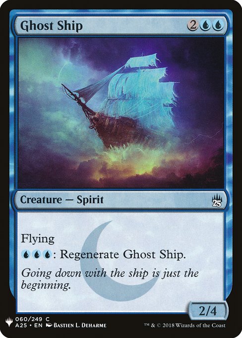 Ghost Ship - The List