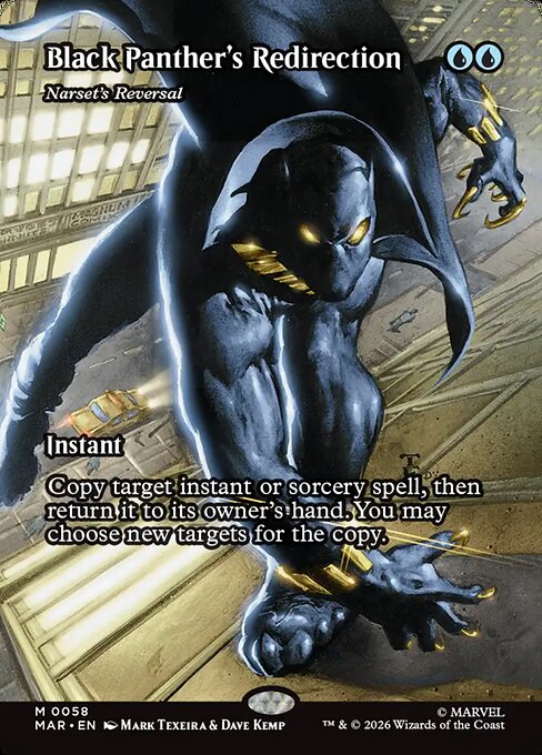 Black Panther's Redirection (Narset's Reversal) - Marvel Universe - Borderless